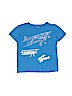 Crewcuts 100% Cotton Graphic Blue Short Sleeve T-Shirt Size 6 - 7 - photo 1
