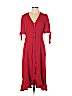 Lulu's Red Casual Dress Size L - photo 1