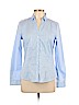 H&M Blue Long Sleeve Button-Down Shirt Size 12 - photo 1