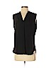 Ann Taylor LOFT 100% Polyester Black Sleeveless Blouse Size S (petite) - photo 1