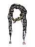 Steve Madden 100% Polyester Print Black Scarf One size - photo 1