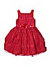 Sweet Heart Rose 100% Polyester Red Special Occasion Dress Size 6X - photo 1