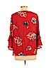 Live 4 Truth 100% Polyester Red 3/4 Sleeve Blouse Size XL - photo 2