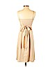 Rebecca Taylor 100% Silk Tan Cocktail Dress Size 0 - photo 2