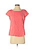 Ann Taylor LOFT 100% Cotton Orange Short Sleeve Blouse Size S (petite) - photo 1