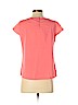 Ann Taylor LOFT 100% Cotton Orange Short Sleeve Blouse Size S (petite) - photo 2