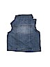7 For All Mankind Solid Blue Denim Vest 12-18 MO / 18 MO - photo 2