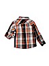 Enyce Brown Long Sleeve Button-Down Shirt Size 5 - 6 - photo 2