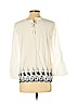Ann Taylor LOFT Outlet White Long Sleeve Top Size S (petite) - photo 2