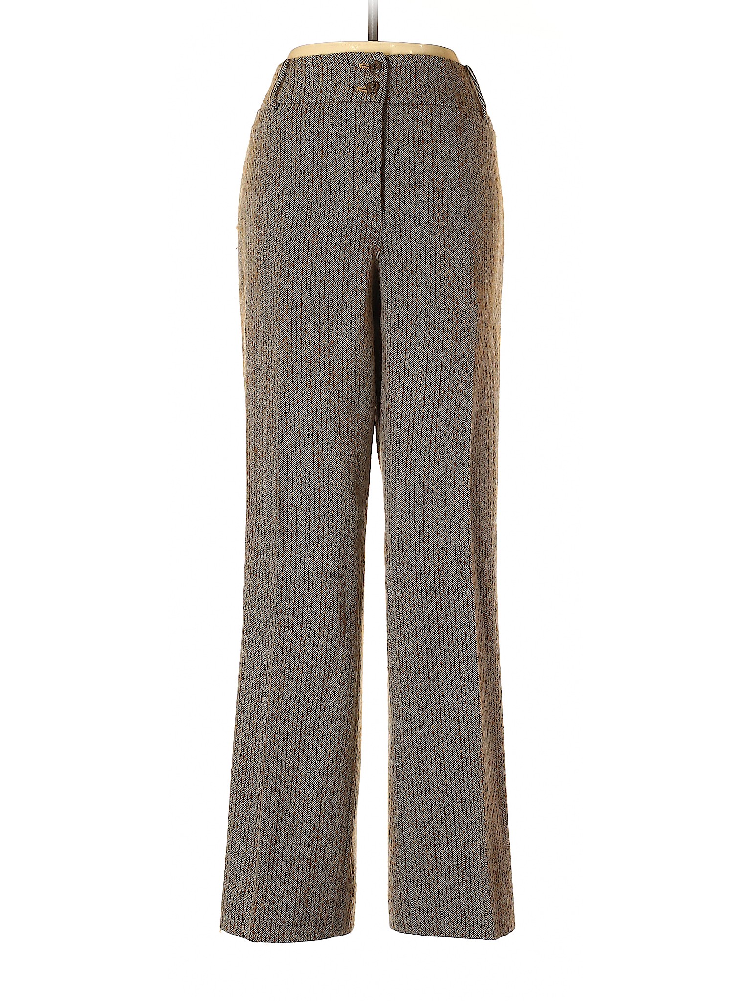 Carlisle Women Gray Wool Pants 8 | eBay