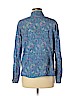Mimi Maternity 100% Cotton Blue Long Sleeve Button-Down Shirt Size M - photo 2