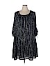 Worthington 100% Polyester Black Casual Dress Size 18 - photo 1