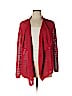 Jones New York Signature 100% Polyester Red Cardigan Size XL - photo 1