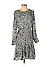 Banana Republic 100% Polyester Gray Casual Dress Size XS (petite) - photo 1
