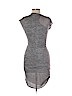 Rebecca Taylor Gray Casual Dress Size L - photo 2