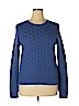 J.Crew Blue Pullover Sweater Size XL - photo 1