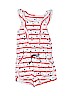 Cat & Jack 100% Cotton Stripes Stars White Romper Size 4 - 5 - photo 1
