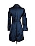 Bebe Blue Trenchcoat Size XS - photo 2