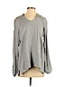 Kim Rogers 100% Cotton Gray Pullover Hoodie Size M (petite) - photo 1