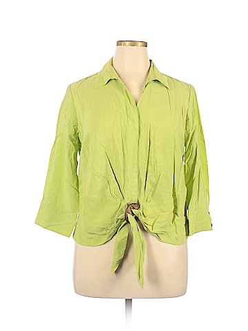 Coldwater Creek 3/4 Sleeve Button-Down Shirt (view 1)