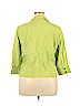Coldwater Creek Green 3/4 Sleeve Button-Down Shirt Size XL (petite) - photo 2