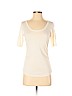 Ann Taylor Ivory Short Sleeve Top Size S (petite) - photo 1