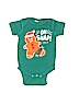 Rabbit Skins 100% Cotton Green Short Sleeve Onesie 3-6 MO / 6 MO - photo 1