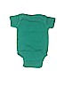 Rabbit Skins 100% Cotton Green Short Sleeve Onesie 3-6 MO / 6 MO - photo 2