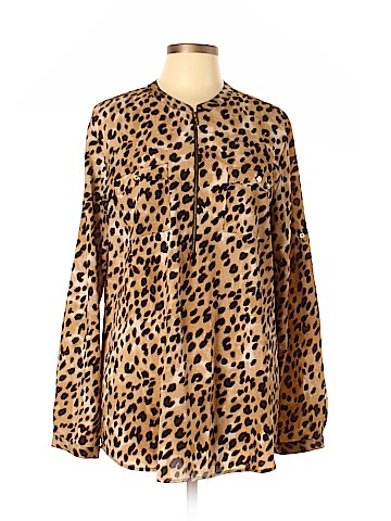 Calvin Klein Long Sleeve Blouse (view 1)