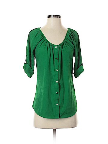 Express 3/4 Sleeve Blouse (view 1)