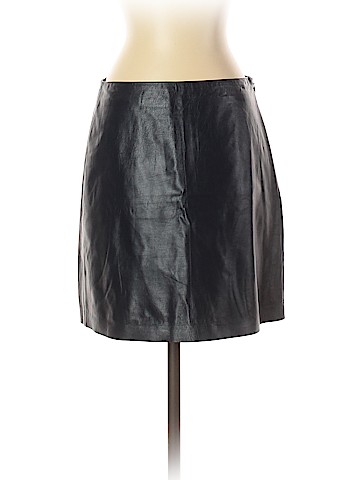Theory Leather Skirt (view 1)