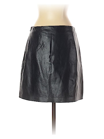 Theory Leather Skirt (view 2)