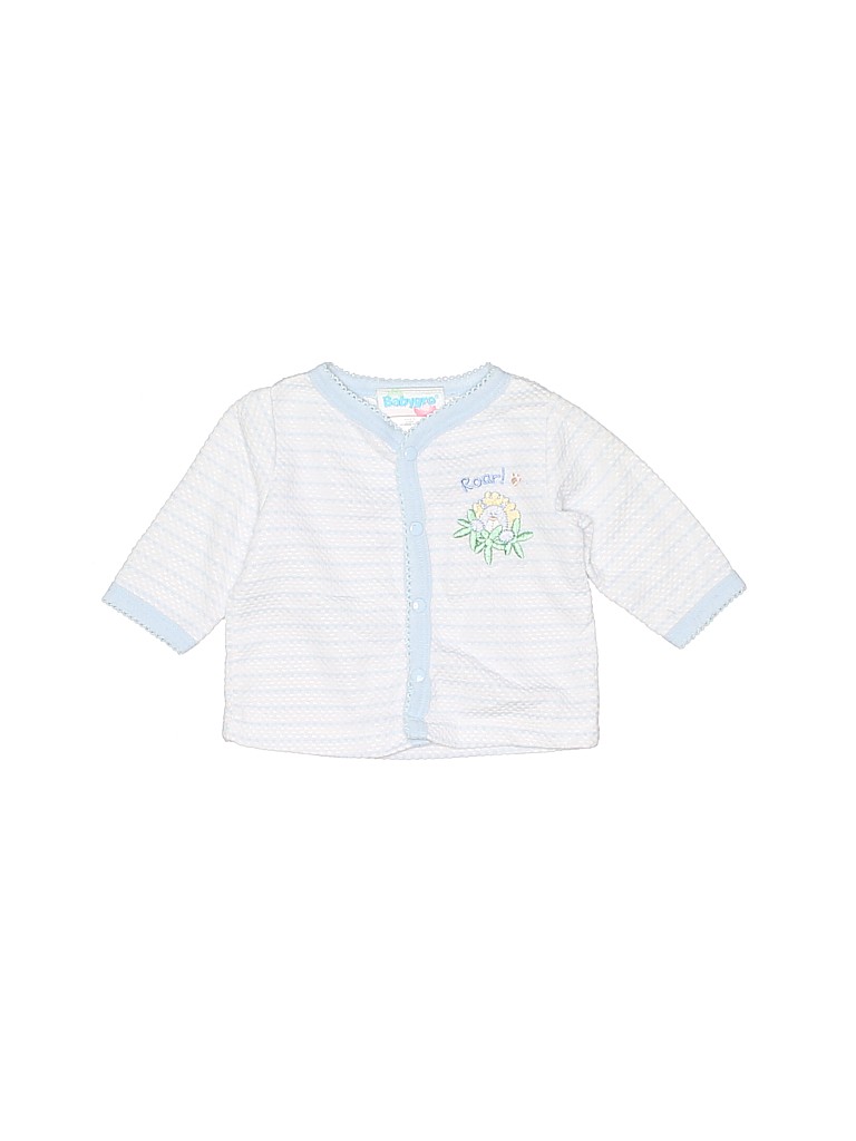 Baby Gro 100% Cotton White Cardigan Size 0-3 mo - photo 1
