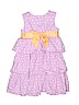 Carter's 100% Cotton Polka Dots Purple Dress Size 5 - photo 2
