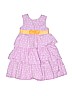 Carter's 100% Cotton Polka Dots Purple Dress Size 5 - photo 1