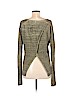Alice + Olivia 100% Linen Green Long Sleeve Top Size M - photo 2