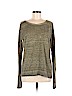 Alice + Olivia 100% Linen Green Long Sleeve Top Size M - photo 1