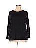 Lafayette 148 New York Black Long Sleeve Top Size 2X - photo 1