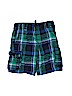 Gymboree 100% Cotton Plaid Blue Cargo Shorts Size 6 - photo 1