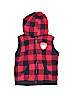 Just One You 100% Polyester Checkered-gingham Red Zip Up Hoodie 12-18 MO / 18 MO - photo 1