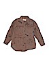 Zara Kids 100% Cotton Brown Long Sleeve Button-Down Shirt Size 5 - photo 1