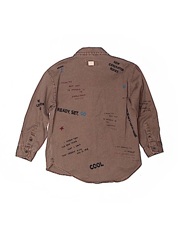 Zara Kids Long Sleeve Button-Down Shirt (view 2)