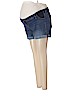 Old Navy - Maternity Blue Denim Shorts Size 8 - photo 1