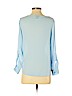 Ann Taylor Factory 100% Polyester Blue Long Sleeve Blouse Size XS (petite) - photo 2