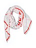Old Navy 100% Polyester Print White Scarf One size - photo 1