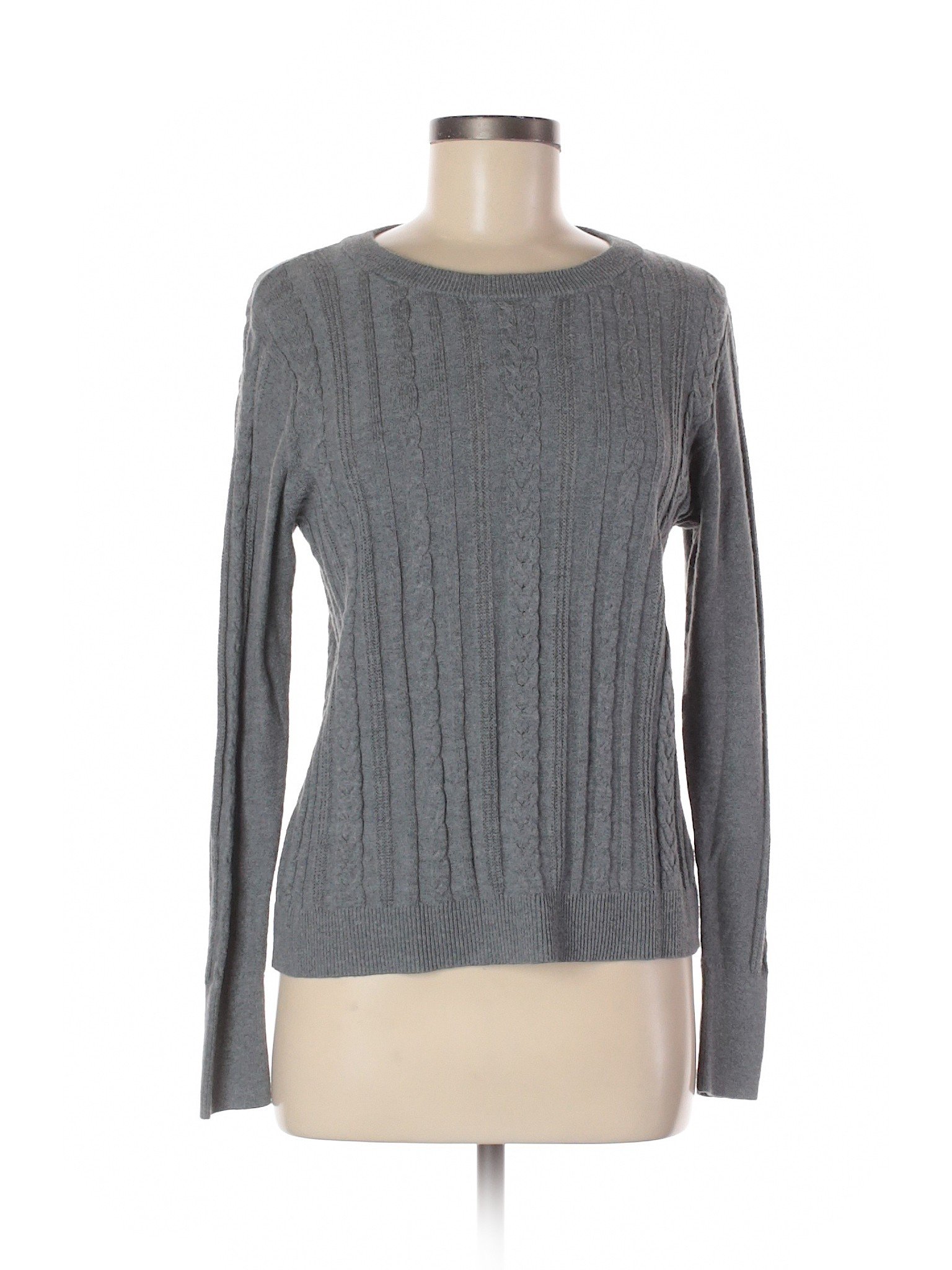 A New Day Women Gray Pullover Sweater M | eBay