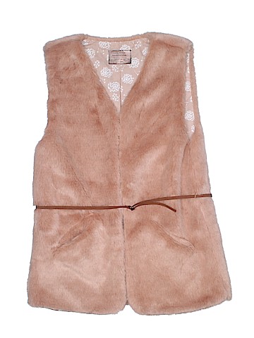 Zara Faux Fur Vest (view 1)