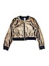 Wonder Nation 100% Polyester Metallic Gold Jacket Size 10 - 12 - photo 1