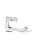 White House Black Market Silver Sandals Size 8 - photo 1
