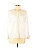 Ann Taylor LOFT Ivory Long Sleeve Henley Size M (petite) - photo 1